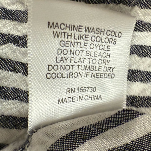 **Jane & Delancey Striped Button-Up Shirt | Size 2X** - Picture 4 of 5